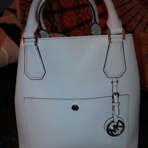 Baby blue Michael Kors purse